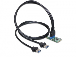 DeLock Mini PCIe -> USB3.0 adapter kártya (95234)