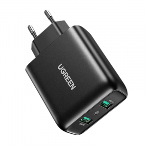 UGREEN 2xUSB-A gyorstöltő PD 18W fekete (10216)
