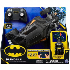 Spin Master DC Comics: Batmobile távirányítós autó Batman figurával (6065425)