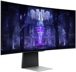 34" Samsung Odyssey OLED G85SB Smart gaming monitor fekete (LS34BG850SUXEN)