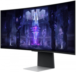 34" Samsung Odyssey OLED G85SB Smart gaming monitor fekete (LS34BG850SUXEN)