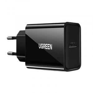 UGREEN USB-C h&aacute;l&oacute;zati t&ouml;ltő 20W fekete (10191)