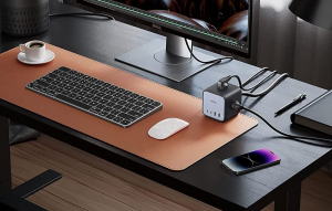 UGREEN Power Strip Cube 3 aljzatos elosztó + 2x USB-C + 2x USB-A 1.8m fekete (60113)