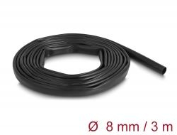 Delock PVC szigetelő borító cső 3mx8mm fekete (19000)