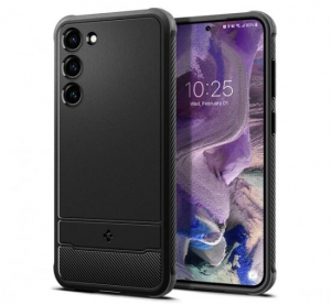 Spigen Rugged Armor Samsung Galaxy S23 tok matt fekete (ACS05711)