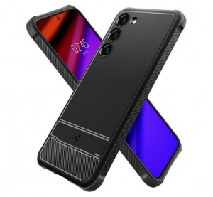 Spigen Rugged Armor Samsung Galaxy S23 tok matt fekete (ACS05711)