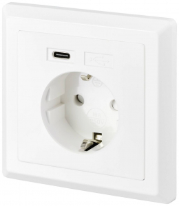 Sygonix SY-5238674 süllyesztett dugalj USB-C Power Delivery kimenettel