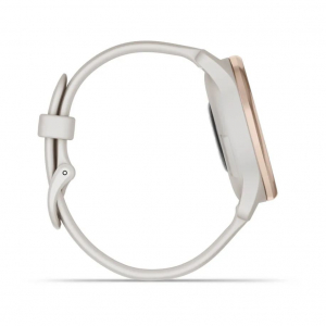 Garmin vívomove Trend okosóra Peach Gold-Ivory tokozással, szilikon szíjjal (010-02665-01)