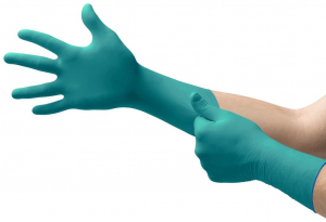 Ansell MICROFLEX eldobhat&oacute; nitril neopr&eacute;m kesztyű 7-es m&eacute;ret 6db/cs z&ouml;ld (93260RP080)