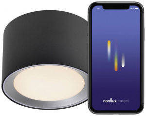 Nordlux Landon Smart mennyezeti LED lámpa fekete (2110840103)