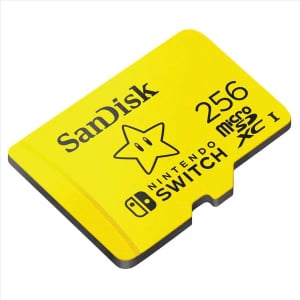 256GB microSDXC Sandisk Nintendo Switch UHS-I CL10 U3 A1 V30  (183573 / SDSQXAO-256G-GNCZN)