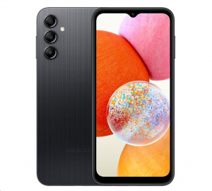 Samsung Galaxy A14 4G 4/128GB Dual-Sim mobiltelefon fekete (SM-A145RZKV)