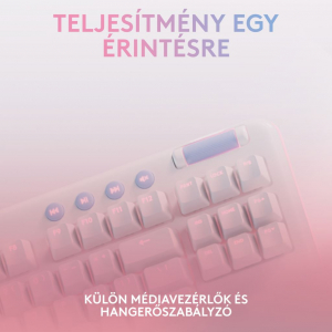 Logitech G715 UK (Qwerty) Tactile vezeték nélküli billentyűzet fehér (920-010463)