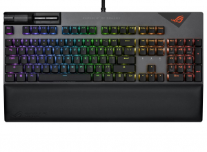 ASUS ROG Strix Flare II ROG NX Red mechanikus Gamer billentyűzet (90MP02D6-BKHA00)