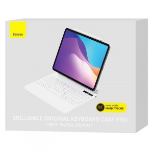 Baseus Brilliance Pro Pad 10 10.9" tok billentyűzettel fehér (ARJK020002)