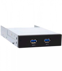 Chieftec előlapi panel 3,5" USB 3.0 kivezetés fekete (MUB-3002)