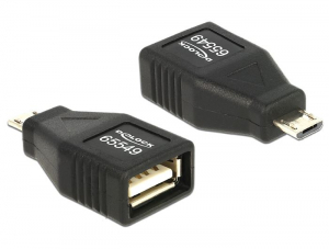 Delock 65549 USB Micro B male > USB 2.0 female OTG adapter