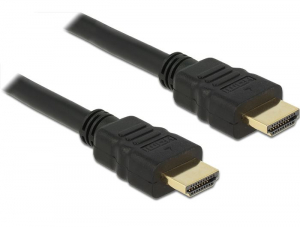 Delock 83352 High Speed HDMI Ethernet – HDMI A male > HDMI A male 25 cm kábel