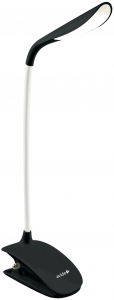 Avide csiptethető LED asztali lámpa fekete (ABLDL-CLIP-1.5W-BL)