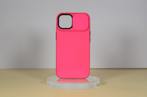 Cellect iPhone14 Pro Max TPU+PC csúsztatható kameravédő tok pink (CEL-CAMP-IPH1467PM-P)