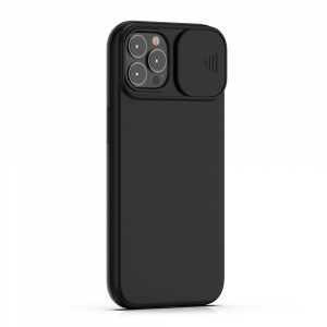 Cellect iPhone14 Pro Max TPU+PC csúsz.tatós kameravédős tok fekete (CEL-CAMP-IPH1467PMBK)