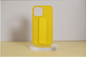Cellect iPhone 14 TPU+PC kitámasztós tok sárga (CEL-STAND-IPH1461-Y)