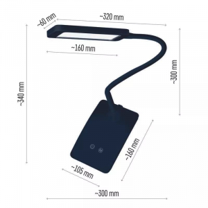 EMOS Eddy LED asztali lámpa fehér (Z7599B)