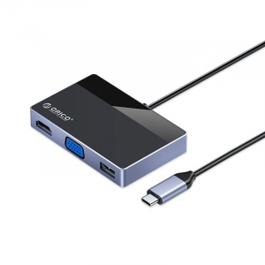 Orico USB-C notebook dokkoló fekete (DM-7TS-BK)