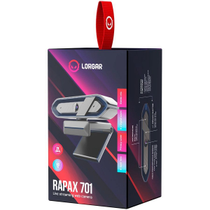 LORGAR Rapax 701 webkamera fekete-kék (LRG-SC701BL)