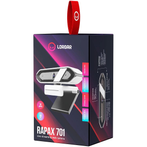 LORGAR Rapax 701 webkamera fekete-fehér (LRG-SC701WT)