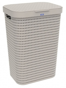Rotho Country szennyestartó 55 liter cappuccino színű (1032707422)