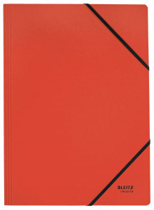 Leitz Recycle karbonsemleges karton gumis mappa piros (39080025)