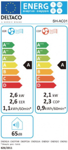 Deltaco SH-AC01 smart mobilkl&iacute;ma