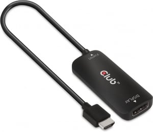 CLUB3D HDMI + Micro USB --> DisplayPort kábel (CAC-1335)
