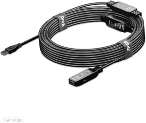 CLUB3D USB 3.2 Gen1 akt&iacute;v repeater k&aacute;bel 15 m (CAC-1406)