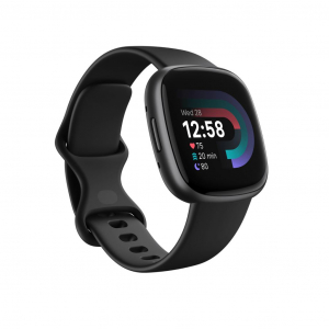 Fitbit versa 4 okosóra Black / Graphite Aluminum (FB523BKBK)