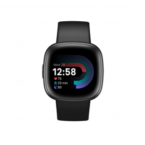 Fitbit versa 4 okosóra Black / Graphite Aluminum (FB523BKBK)