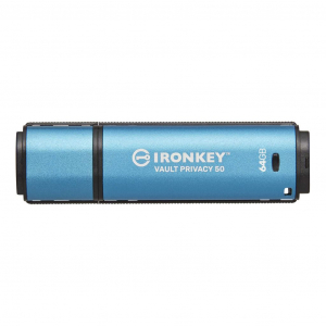 Pen Drive 64GB Kingston IronKey Vault Privacy 50 USB 3.2 Gen 1 kék (IKVP50/64GB)