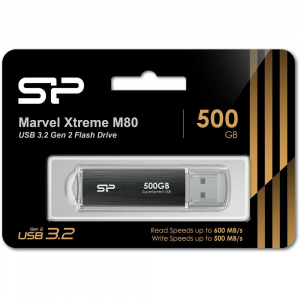 Pen Drive 500GB Silicon Power Marvel Xtreme M80 USB 3.2 Gen 2 (SP500GBUF3M80V1G)