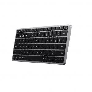 Satechi Slim X1 Bluetooth US billentyűzet Apple termékekhez szürke-fekete (ST-BTSX1M)