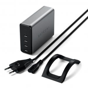 Satechi 165W 4xUSB-C PD GaN h&aacute;l&oacute;zati t&ouml;ltő (ST-UC165GM-EU)