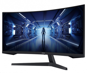 34" Samsung Odyssey G55T ívelt LCD monitor fekete (LC34G55TWWPXEN)