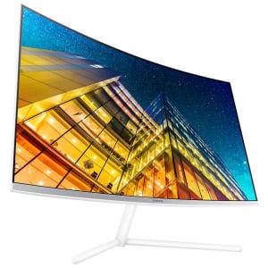 32" Samsung UR59C ívelt LCD monitor fehér (LU32R591CWPXEN)