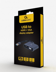 Gembird Cablexpert USB 3.0 --> HDMI + VGA adapter (A-USB3-HDMIVGA-01)