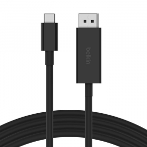 Belkin Connect USB-C - DisplayPort 1.4 k&aacute;bel fekete (AVC014BT2MBK)