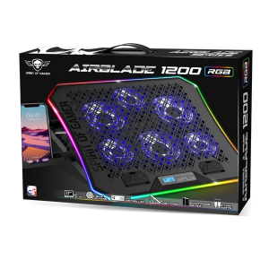 Spirit Of Gamer AirBlade 1200 RGB 17" notebook hűtő (SOG-VE1200)