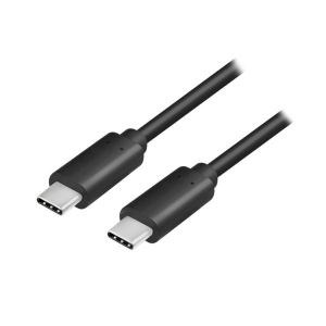 LogiLink USB-C apa - USB-C apa k&aacute;bel 0,5m fekete (CU0128)
