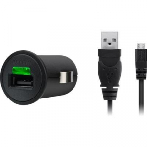 Belkin autós töltő + Micro USB kábel fekete (F8M127cw03)