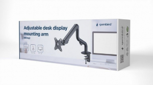 Gembird 1 karos asztalra erősíthető monitor tartó 17”-32” fekete (MA-DA1-02)