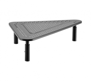 Gembird állítható magasságú fém monitor állvány, háromszög alakú fekete (MS-TABLE-02)